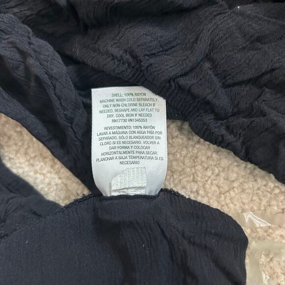 Wild Fable Women's Cut Out Cover Up Mini Dress Black Beachy Summer Size S - Picture 7 of 7